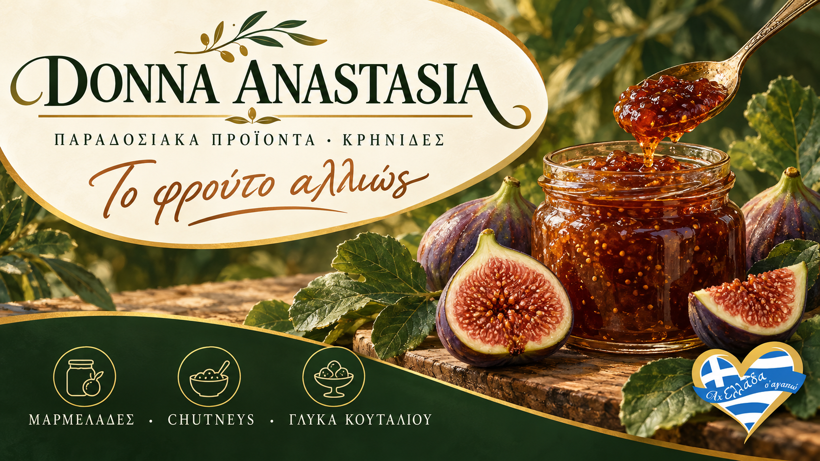 Donna Anastasia · Μαρμελάδες φρούτων · γραφιστική εικονογράφηση Magic Lamp