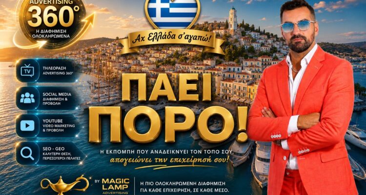 ach-ellada-sagapo-poros-michail-kontizas-tv-show-magic-lamp-advertising-360