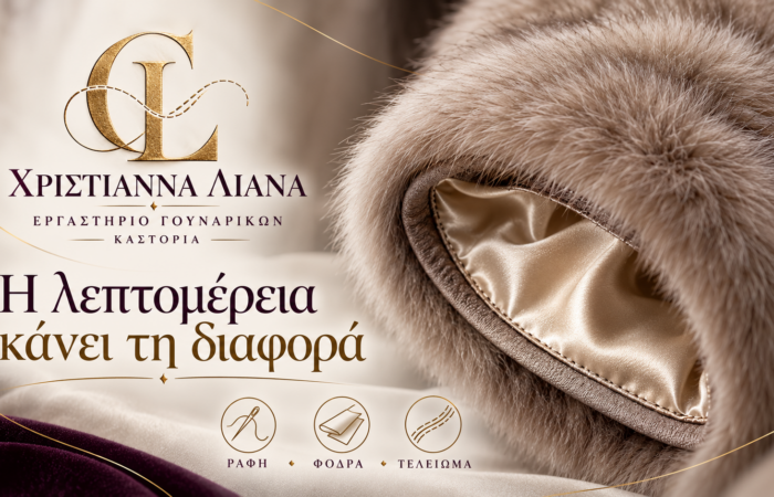 Λεπτομέρεια φόδρας και τελειώματος γούνινου ενδύματος — Γουναρικά Χριστιάννα Λιάνα Καστοριά