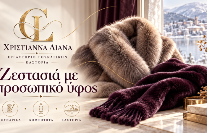 Γούνινο ένδυμα, μπορντό αξεσουάρ και χειμερινή Καστοριά — Γουναρικά Χριστιάννα Λιάνα Καστοριά